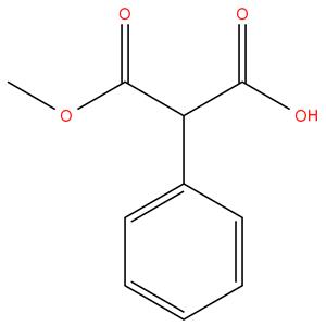 3 - methoxy - 3 - oxo - 2 - phenylpropanoic acid