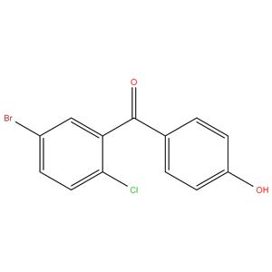 (5-bromo-2-chlorophenyl)(4-hydroxy phenyl)methanone