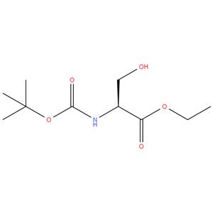 ethyl ( tert - butoxycarbonyl ) -L - serinate