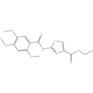 Ethyl 2-[(2,4,5-
trimethoxybenzoyl) Amino]-1,3- Thiazole-4-Carboxylate