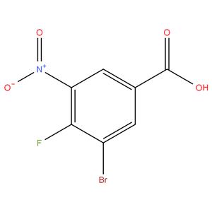 3-Bromo-4-fluoro-5-nitrobenzoic acid