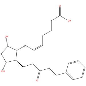 (Z)-7-[(1R,2R,3R,5S)-3,5-Dihydroxy-2-(3-oxo-5- phenylpentyl]cyclopentyl]hept-5-enoic acid