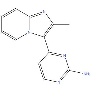 4-(2-methylH-imidazo[1,2-a]pyridin-3-yl)pyrimidin-2-amine