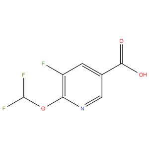 6-(difluoromethoxy)-5-fluoronicotinic acid