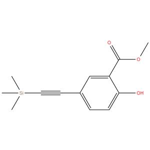 Methyl 2-hydroxy-5-[2-(trimethylsilyl)ethynyl]benzenecarboxylate