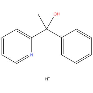 1-Methyl-1-phenyl-1-(2-pyridyl)methanol .Hydrochloride
