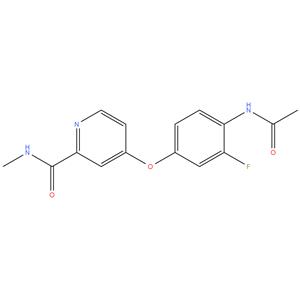 4-(4-Acetamido-3-fluorophenoxy)-N-methylpyridine-2- carboxamide