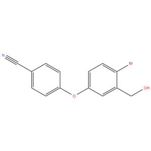 4-(4- Bromo-3-
(Hydroxymethyl)Phenoxy) 
Benzonitrile