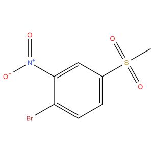 1-bromo-4-(methylsulfonyl)-2-nitrobenzene