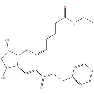 5-Heptenamide, 7-[(1R,2R,3R,5S)-3,5-dihydroxy-2-[(1E)- 3-oxo-5-phenyl-1-penten-1-yl]cyclopentyl]-N-ethyl-, (5Z)-