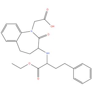 2-(3-((1-Ethoxy-1-oxo-4-phenylbutan-2-yl)amino)-2- oxo-2,3,4,5-tetrahydro-1H-benzo[b]azepin-1-yl)acetic acid