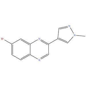 7-bromo-2-(1-methyl-1H-pyrazol-4-yl)quinoxaline