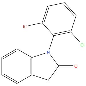 1-(2-Bromo-6-chlorophenyl)-1,3-dihydro-2H-indol-2-one