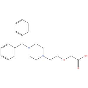 Cetirizine EP Impurity F
2-(2-(4-benzhydrylpiperazin-1-yl)ethoxy)acetic acid
