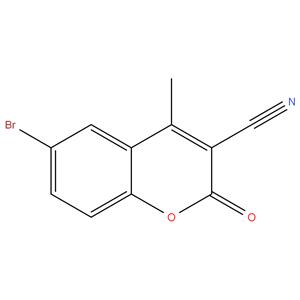 6-Bromo-3-cyano-4-methylcoumarin
