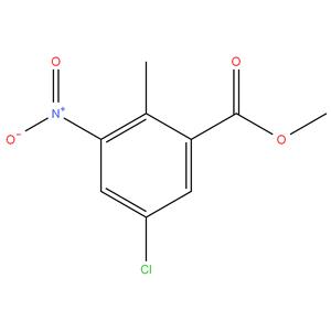 METHYL-5-CHLORO-2-METHYL-3-NITRO BENZOATE