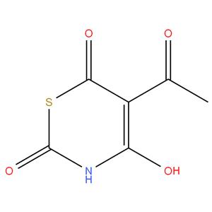 5-Acetyl-4-hydroxy-3,6-dihydro-2H-1,3- thiazine-2,6-dione