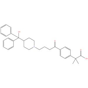 2-(4-{4-[4-(Hydroxy-diphenyl-methyl)-piperidin-1-yl]-butyryl}-phenyl)-2-methyl-propionic acid