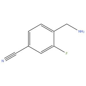 4-(aminomethyl)-3-fluorobenzonitrile