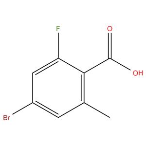 4-Bromo-2-fluoro-6-methylbenzoic acid
