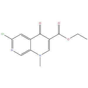Ethyl 6-chloro-1,4-dihydro-1-methyl-4-oxo-1,7-naphthyridine-3-carboxylate
