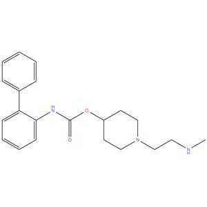 Biphenyl-2-ylcarbamic Acid 1-(2-Methylaminoethyl)piperidin-4-yl Ester