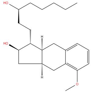 (1R,2R,3aS,9aS)-2,3,3a,4,9,9a-hexahydro-1-[(3S)-3-hydroxyoctyl]-5-methoxy-1H-benz[f]inden-2-ol