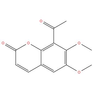 8-Acetyl-6,7-Dimethoxy Coumrin