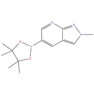 2-Methyl-5-(4,4,5,5-tetramethyl-1,3,2-dioxaborolane-2- yl)-2H-pyrazolo[3,4-b]pyridine