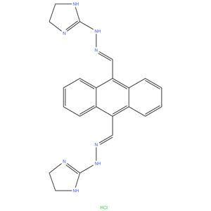 9,10-bis((Z)-(2-(4,5-dihydro-1H-imidazol-2-yl)hydrazono)methyl)anthracene dihydrochloride (Bisantrene dihydrichloride)