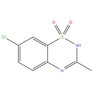 Diazoxide impurity-4 (7-chloro-3-methyl-2H-1,2,4-benzothiadiazine 1,1-dioxide)