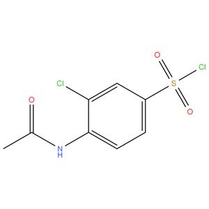 4-acetamido-3-chlorobenzene-1-sulfonyl chloride