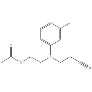 N-2-cyano ethyl-N-2-acetoxy ethyl meta toluidine