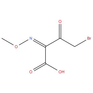 (Z)-4-Bromo-2-methoxyimino-3-oxobutyric acid