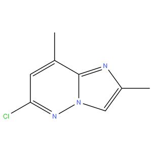 6-chloro-2,8-dimethylimidazo[1,2-b]pyridazine