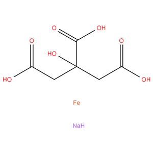 Sodium ferrous citrate