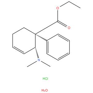 Tilidine hydrochloride hemihydrate