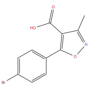 5-(4-bromophenyl)-3-methylisoxazole-4-carboxylic acid