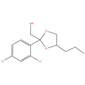 ( 2- ( 2,4 - dichlorophenyl ) -4 - propyl - 1,3 - dioxolan - 2 - yl ) methanol
