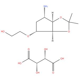 2 - ( ( ( 3aS , 4R , 6S , 6aR ) -6 - amino - 2,2 - dimethyltetrahydro - 4H - cyclopenta [ d ] [ 1,3 ] dioxol - 4 - yl )