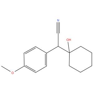 1-(Cyano-(4-methoxyphenyl) methyl)
cyclohexanol