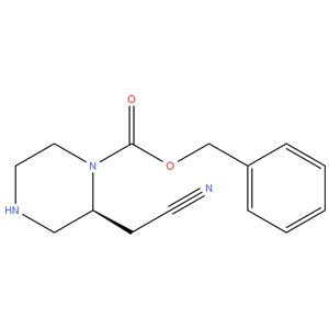 Benzyl (S)-2-(cyanomethyl) piperazine-1-carboxylate