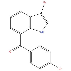 (3-bromo-1H-indol-7-yl)(4-bromophenyl)methanone