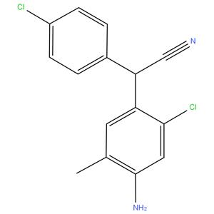 (4-Amino-2-chloro-5-methylphenyl)-(4-chlorophenyl)-acetonitrile