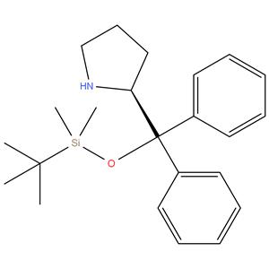 (S)-2-(((tert-
Butyldimethylsilyl)-oxy) diphenylmethyl) pyrrolidine