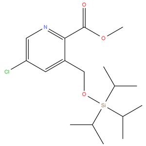 methyl 5-chloro-3-(((triisopropylsilyl)oxy)methyl)picolinate