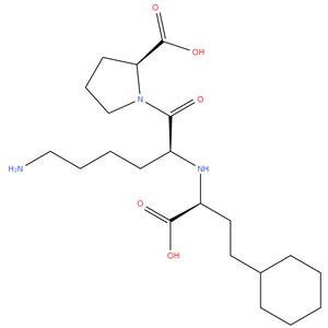 N2-((1S)-1-Carboxy-3-cyclohexylpropyl)-L-lysyl-L-proline
