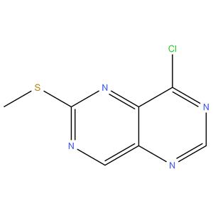 8-CHLORO-2-(METHYLTHIO)PYRIMIDO[5,4-D]PYRIMIDINE