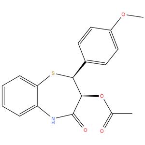 Diltiazem EP Impurity B
(2S,3S)-2-(4-Methoxyphenyl)-4-oxo-2,3,4,5-tetrahydro- 1,5-benzothiazepin-3-yl acetate
