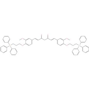 Phosphonium, 1,1?-[[(1E,6E)-3,5-dioxo-1,6-heptadiene-1,7-diyl]bis[(2-methoxy-4,1-phenylene)oxy-3,1-propanediyl]]bis[1,1,1-triphenyl- (ACI)